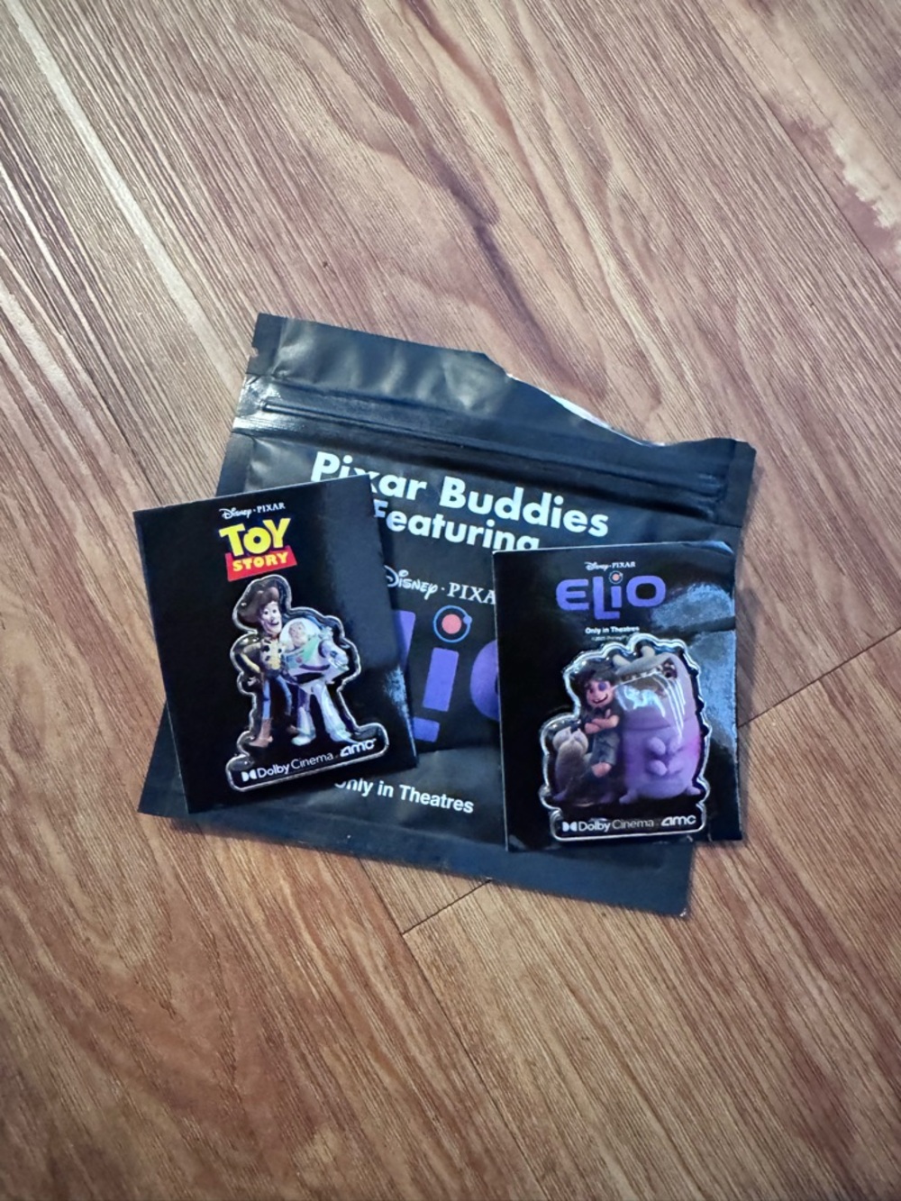 AMC Dolby Fan Event Pixar Buddies Featuring Disney Pin Elio & Toy Story Woody an
